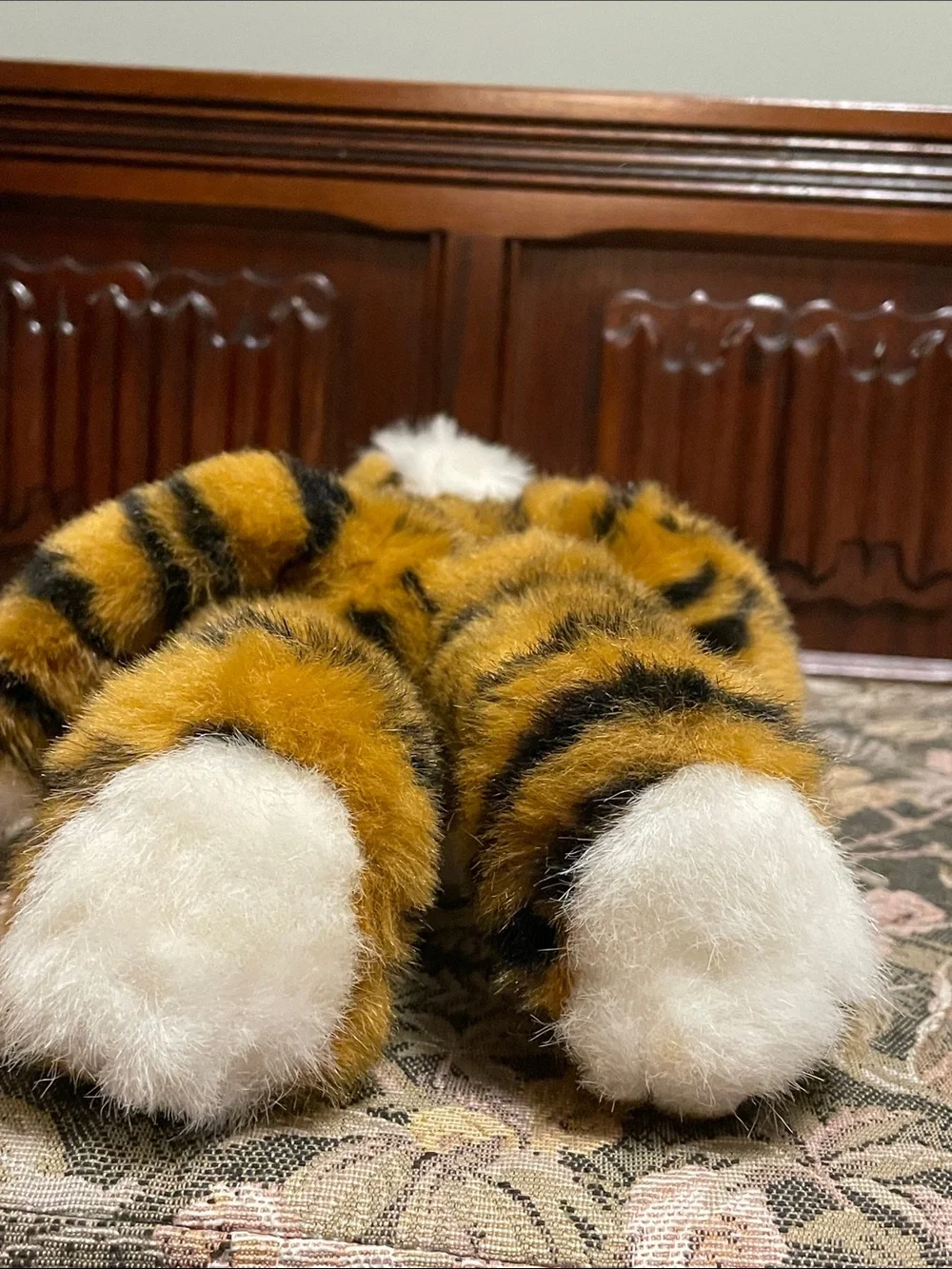 Boyd’s plush tiger cat.